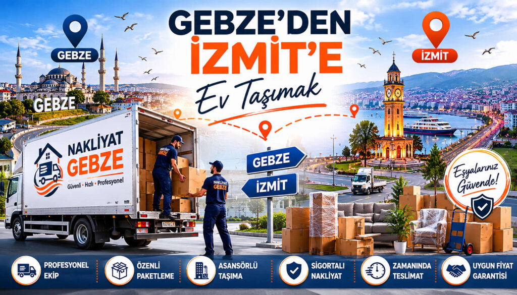 Gebze’den İzmit’e Ev Taşımak